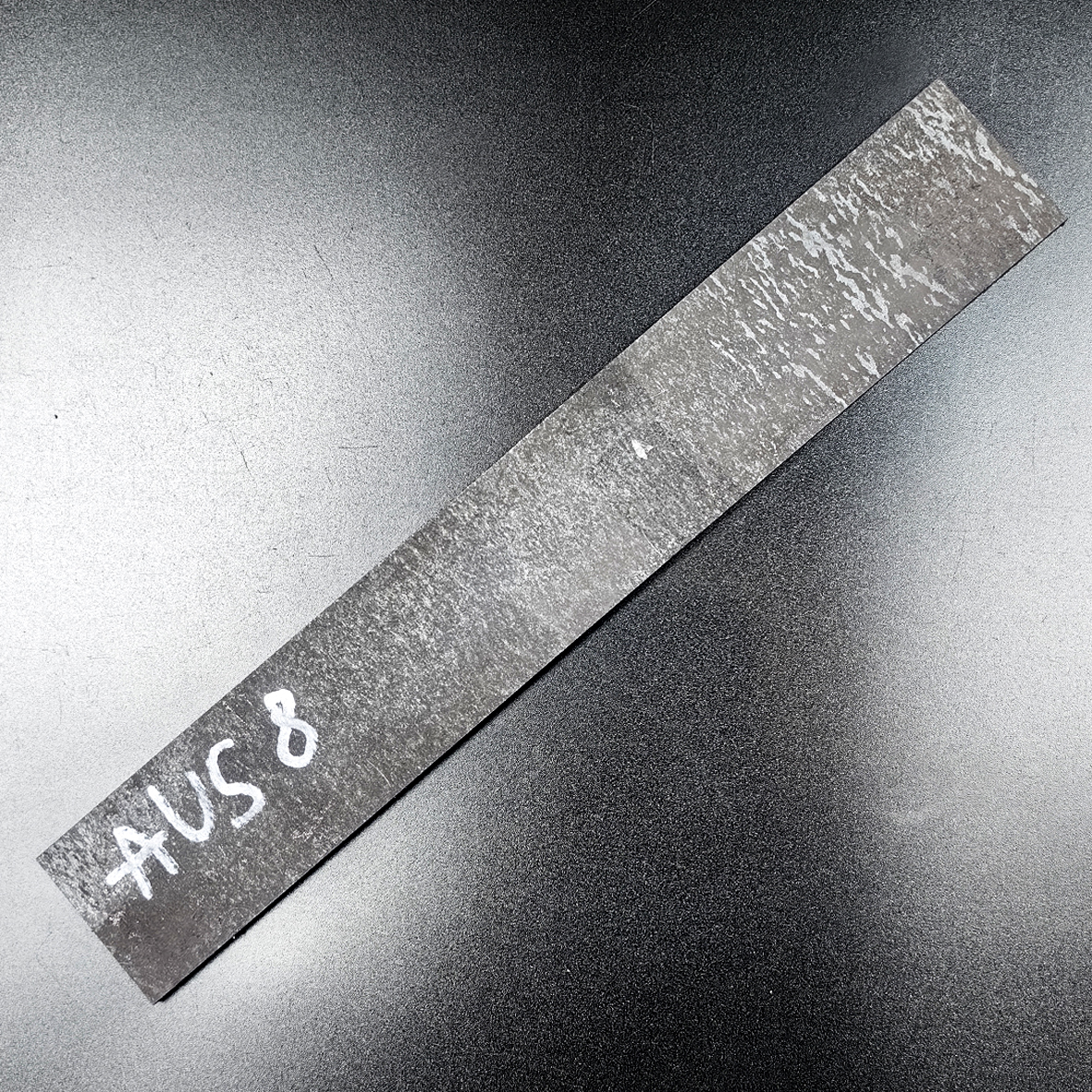 Заготовка для ножа из стали AUS-8 размеры: 200х30х3 мм